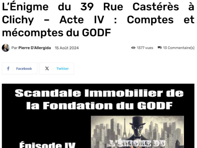 enigme du 39