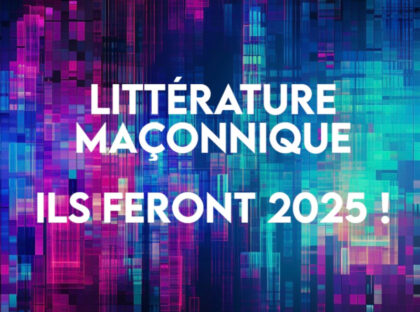 Litterature maconnique 2025