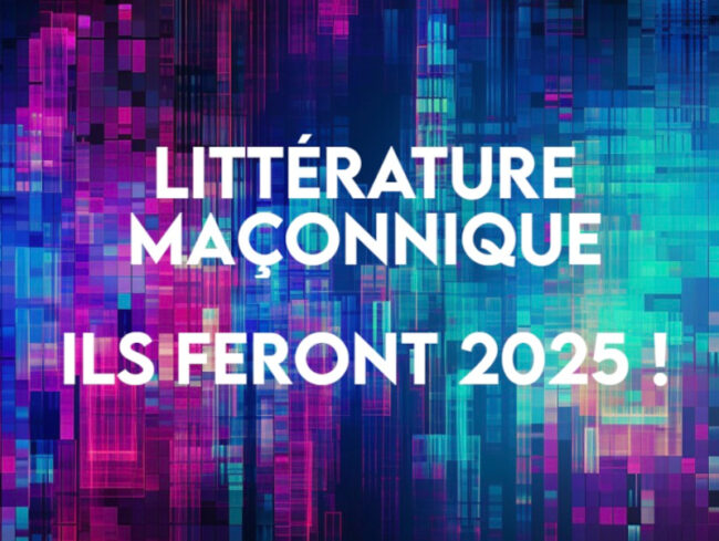 Litterature maconnique 2025